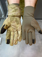 Перчатки тактические 2 в 1, пальцевые, утепленные, Камуфляж, размер - изображение 3