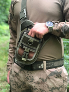 Тактическая военная сумка-кобура нагрудная либо набедренная для военных ВСУ - изображение 3