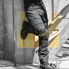 Тактические защитные наколенники налокотники Han-Wild GEN2 Black защитное снаряжение на тактическую одежду - изображение 5