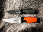 Нож тактический Boker Plus Outdoor, клинок 93 мм, серая рукоять, сталь 12С27 с титановым покрытием - изображение 4