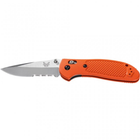 Ніж Benchmade "Pardue Griptilian" Plain + Serrator, Orange (551S-ORG)