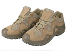 Кросівки тактичні чоловічі шкіряні демісезонні 42 розмір 27.5 см вологозахищені з анатомічними устілками Vogel Desert Пісочний - зображення 1