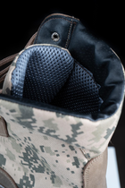 Берцы тактические мужские Light Boots 40 (26,5 см) Весна/Лето Кожа с Кордурой ботинки легкие (Пиксель) - изображение 6