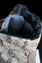 Берцы тактические мужские Light Boots 44 (29 см) Весна/Лето Кожа с Кордурой ботинки легкие (Пиксель) - изображение 6