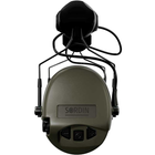 Професійні Активні Тактичні Навушники Адаптер під Шолом Sordin Supreme MIL AUX Олива 72308-06-S - зображення 3