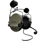 Професійні Активні Тактичні Навушники з Мікрофоном Адаптер під Шолом Sordin MIL CC ARC Rail Олива PVC 72332-06-С - зображення 2