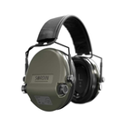 Професійні активні тактичні навушники Sordin Supreme MIL AUX SFA Slim HB PVC Олива 74508-06-С - зображення 3