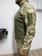 Тактическая кофта рубашка убакс ubacs мужская армейская боевая военная для ВСУ размер 4XL 64-66 цвет пиксель - изображение 2