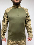 Тактична кофта сорочка убакс ubacs чоловіча армійська бойова військова для ЗСУ розмір 4XL 64-66 колір піксель - зображення 6