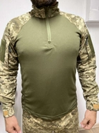 Тактична кофта сорочка убакс ubacs чоловіча армійська бойова військова для ЗСУ розмір XL 52-54 колір піксель - зображення 1