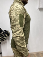 Тактична кофта сорочка убакс ubacs чоловіча армійська бойова військова для ЗСУ розмір M 44-46 колір піксель - зображення 5