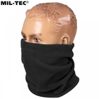 Флісовий горловий шарф Mil-Tec® Black - зображення 5