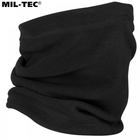 Флісовий горловий шарф Mil-Tec® Black - зображення 6