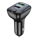Автомобільний FM-модулятор Borofone BC41 Eminency QC3.0 Car BT FM transmitter, Black