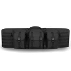 Чохол-рюкзак подвійний для зброї 120см Black - зображення 3
