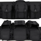 Чохол-рюкзак подвійний для зброї 120см Black - зображення 4