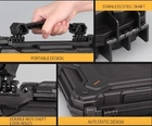 Защитный противоударный пластиковый кейс для оружия/электроники 32*28 см Black - изображение 3