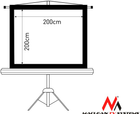 Проєкційний екран Maclean MC-680 112" (1:1) - зображення 4