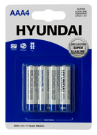Батарейка Hyundai LR03 AAA BL4 Alkaline (6793732)