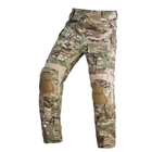 Тактичний військовий костюм Ріп-Стоп HAN WILD G3 Multicam Куртка флісова Rip-Stop, Убакс та Штани із захистом колін L Мультикам HWMRF0026800-1 - зображення 6