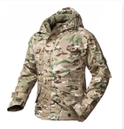 Тактичний військовий костюм Ріп-Стоп HAN WILD G3 Multicam Куртка флісова Rip-Stop, Убакс та Штани із захистом колін XL Мультикам HWMRF0026800-2 - зображення 3