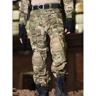 Тактичний військовий костюм Ріп-Стоп HAN WILD G3 Multicam Куртка флісова Rip-Stop, Убакс та Штани із захистом колін L Мультикам HWMRF0026800-1 - зображення 11
