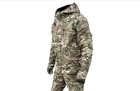 Тактичний військовий костюм Ріп-Стоп HAN WILD G3 Multicam Куртка флісова Rip-Stop, Убакс та Штани із захистом колін XL Мультикам HWMRF0026800-2 - зображення 9