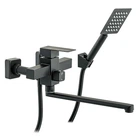 Смеситель для ванны Wezer PRO7-02-BLACK поворотный