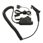 Наушники активные с микрофоном Earmor M32H MOD3 и креплениями чебурашка + PTT Motorola (Койот) (M32H-PLUS-44-CB) - изображение 4