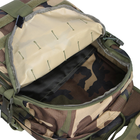 Рюкзак тактичний армійський багатофункціональний Light Tactic 36л. з водонепроникної тканини Оксфорд Зелений Камуфляж - зображення 4
