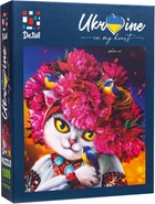 Пазл Vladi Toys De.tail Білий кіт у рожевому вінку (DT1000-05)