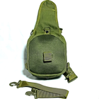 Тактическая сумка нагрудная через плечо Molle 6 л Olive - изображение 4