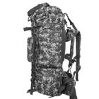 Тактический рюкзак армейский Armory Ox 600D большой на 70л, водонепроницаемый Серый пиксель - изображение 5