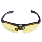 Тактические очки спортивные JSJM JS-0081 (5 сменных линз) + чехол - изображение 3
