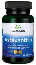 Астаксантин Swanson Astaxanthin 4 мг 60 капсул (SWU730) - зображення 1