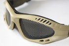 Захисні окуляри-сітка Tan (для Airsoft, Страйкбол) - зображення 4
