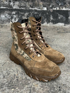 Берцы тактические мужские Light Boots 44 (29 см) Весна/Лето кожа и кордура легкие ботинки (койот пиксель) - изображение 5