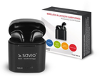Słuchawki Savio TWS-02 Czarne - obraz 3