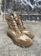 Берці тактичні чоловічі Light Boots 43 (28.5 см) Весна/Літо шкіра та кордура черевики легкі (Койот-Піксель) - зображення 5