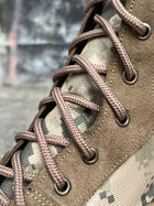 Берці тактичні чоловічі Light Boots 43 (28.5 см) Весна/Літо шкіра та кордура черевики легкі (Койот-Піксель) - зображення 6