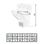 Тактические перчатки беспалые M-Pact Glove с липучкой на запястье Olive М - изображение 4