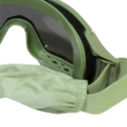Защитные тактические очки-маска Daisy со сменными стеклами Olive - изображение 5