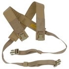 Система ременів Emerson D3CRM Chest Rig X-harness Kit Койот 2000000105598 - зображення 3