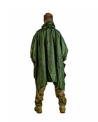 Тактичний військовий пончо, дощовик, плащ-намет з чохлом олива Brandit - зображення 3