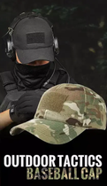 Кепка ВСУ армейская тактическая с липучкой под шеврон мультикам - изображение 3