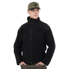 Куртка тактическая флисовая Zelart Tactical Scout Heroe 6003 размер 3XL (54-56) Black - изображение 1