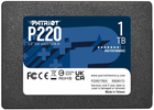 Dysk SSD Patriot P220 1TB 2.5" SATAIII TLC (P220S1TB25) - obraz 1