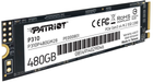 Dysk SSD Patriot P310 480 GB M.2 NVMe PCIe 4.0 3D NAND (TLC) (P310P480GM28) - obraz 2