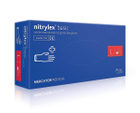 Рукавички нітрилові Nitrylex® Basic нестерильні неприпудрені L (6736080) - зображення 1