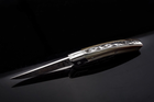 Нож карманный Claude Dozorme, Le Thiers RLT, дамаск, ручка из светлого рога (5.90.320.63D) - изображение 4